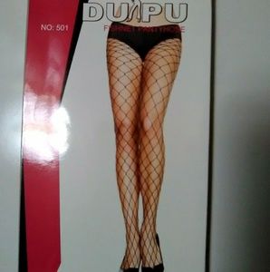 Fishnet pantyhose